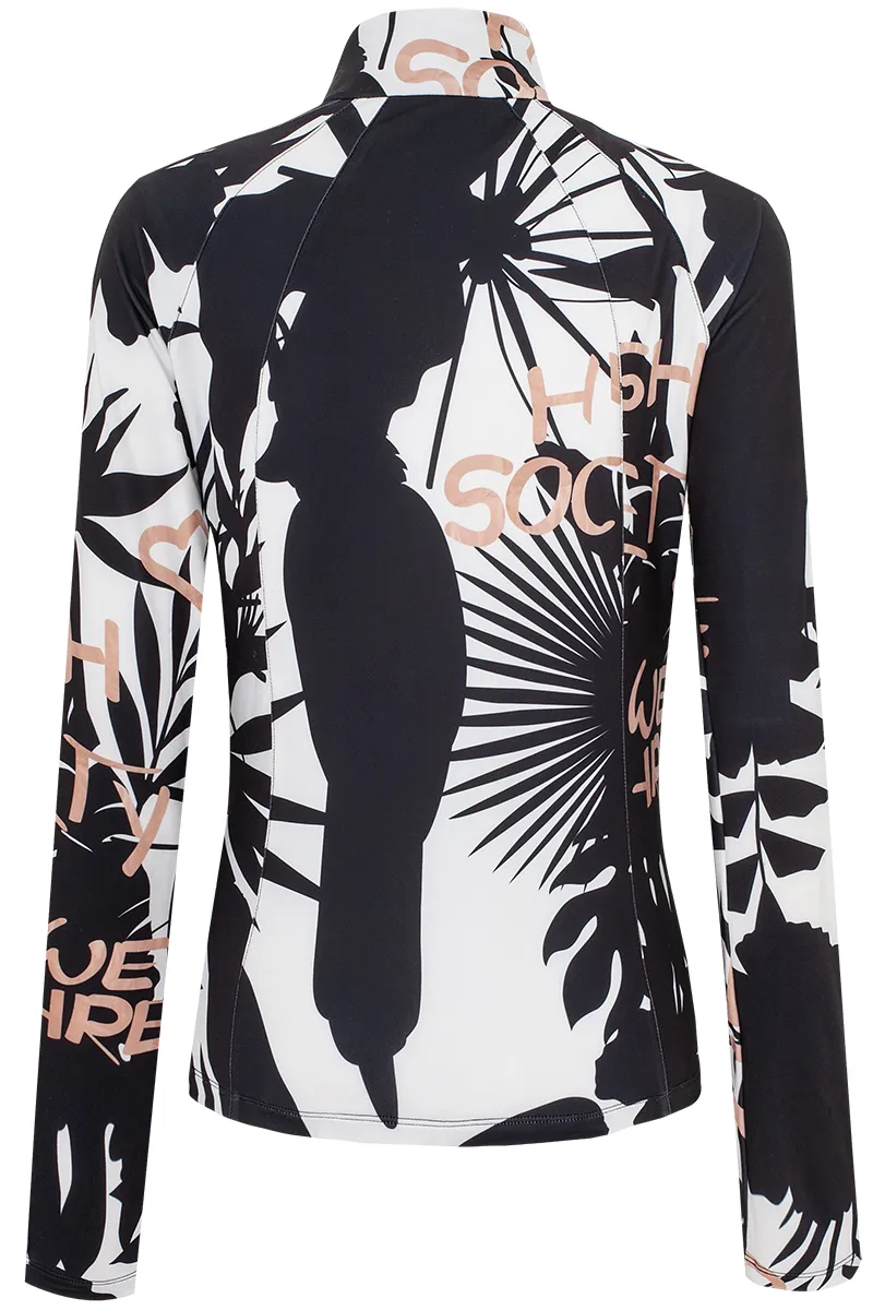 2023 High Society Leonie Womens ski midlayer white-2